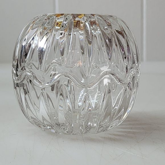 Vintage Led Crystal Trinket Treasure‎ Box Candle Holder Egg Shape - Picture 15 of 16